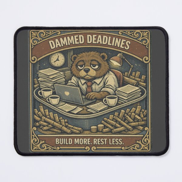 Item preview, Corporate Beaver - Overworked Builder Edition designed and sold by ImagineNature.