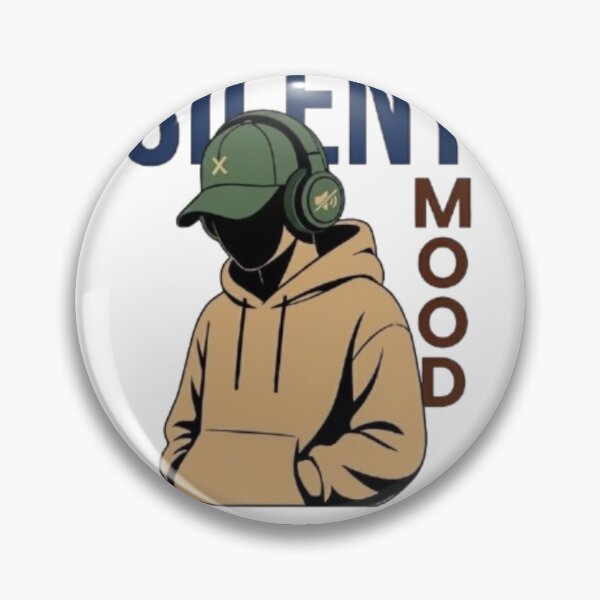 Item preview, Silent Mood Activated Funny Introvert Gamer Boy designed and sold by Northern Glow Art.