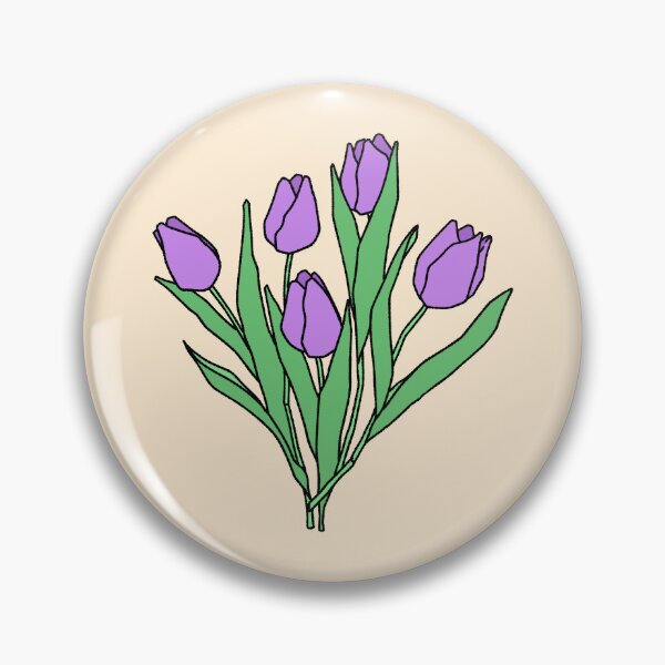 Item preview, Lovely Purple Tulips Bouquet Illustration designed and sold by ubborn.