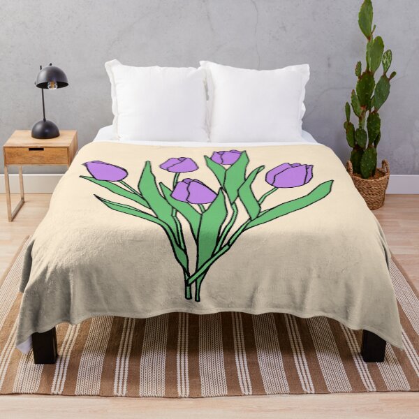 Item preview, Lovely Purple Tulips Bouquet Illustration designed and sold by ubborn.