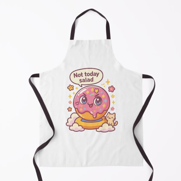 Item preview, Not Today Salad Cute Pink Donut Kawaii Funny Quote designed and sold by Itjung-Room.