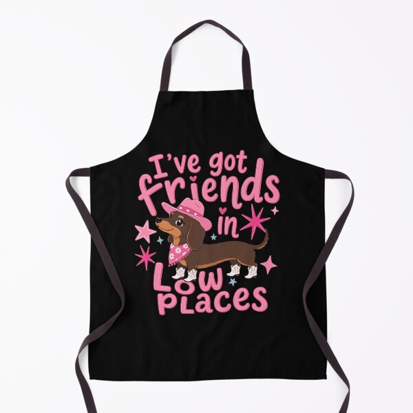 Item preview, I've Got Friends In Low Places Funny Dachshund Cowgirl Western Dog Lover designed and sold by thefirstbroo.