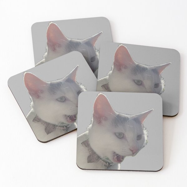 Item preview, Jasper cat doing a big yawn designed and sold by Puddle Duck Creative.