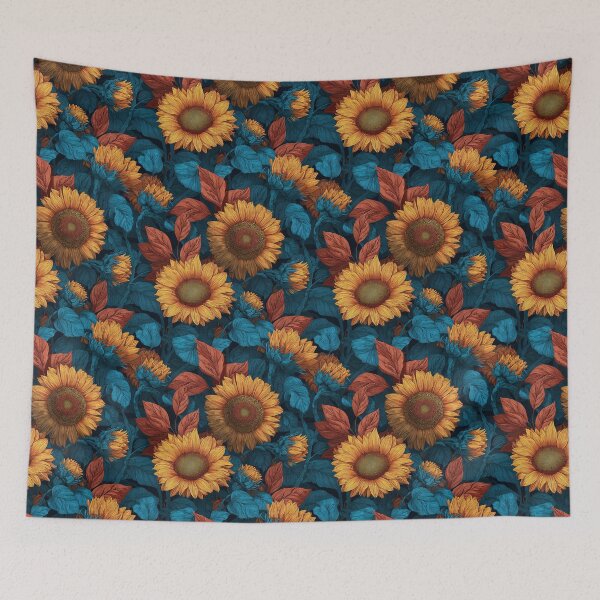 Item preview, Trendy Sunflower Texture  - Botanical Garden Pattern - Gifts For Husband designed and sold by RoyalStarsPatts.