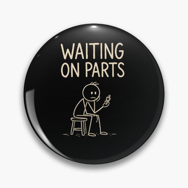 Item preview, Waiting on Parts Car Technician designed and sold by zoes-ink.