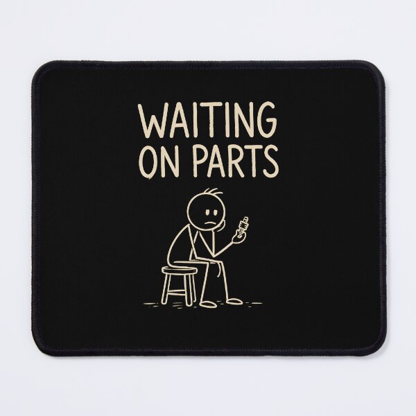 Item preview, Waiting on Parts Car Technician designed and sold by zoes-ink.