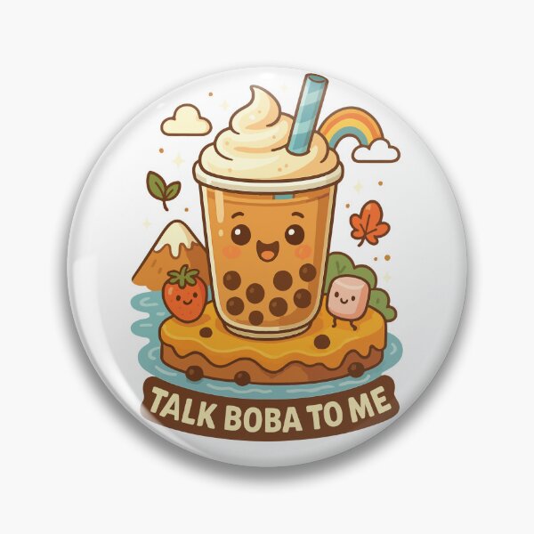 Item preview, Talk Boba To Me Cute Bubble Tea Kawaii designed and sold by Itjung-Room.