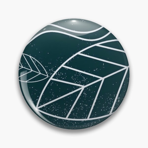 Item preview, Dark Teal Botanical Leaves Pattern Minimalist Line Art designed and sold by LYAN-STORE.