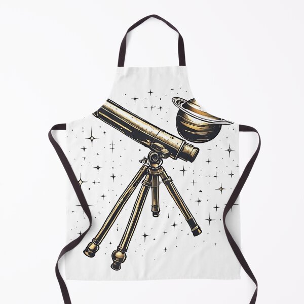 Item preview, Star Gazer: Vintage Telescope Pointing at Saturn R designed and sold by Mercella-Inc.