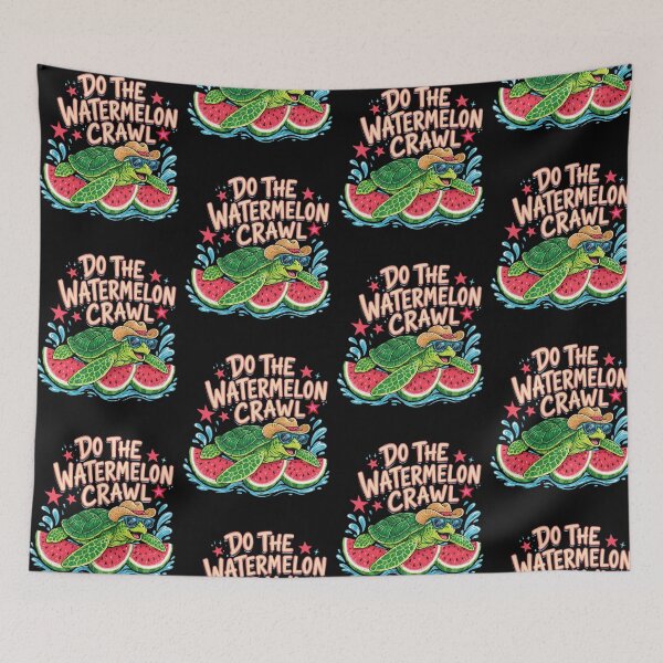Item preview, Do The Watermelon Crawl Funny Sea Turtle Summer Beach designed and sold by thefirstbroo.