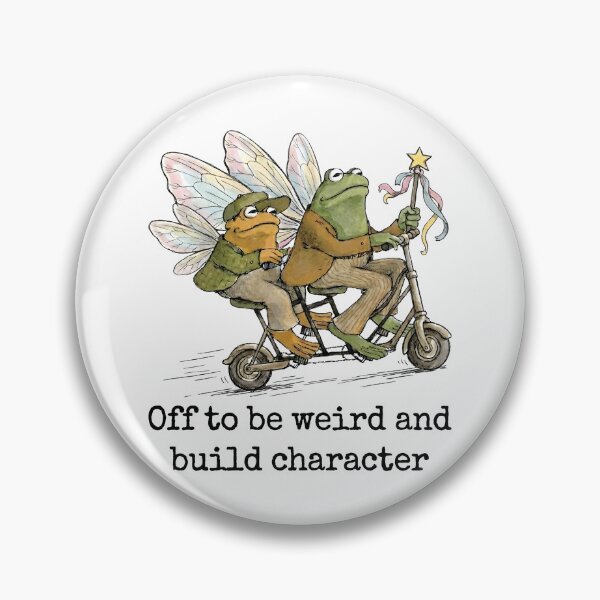 Item preview, Off to Be Weird and Build Character Fairy Frog Scooter  designed and sold by gear-posters.