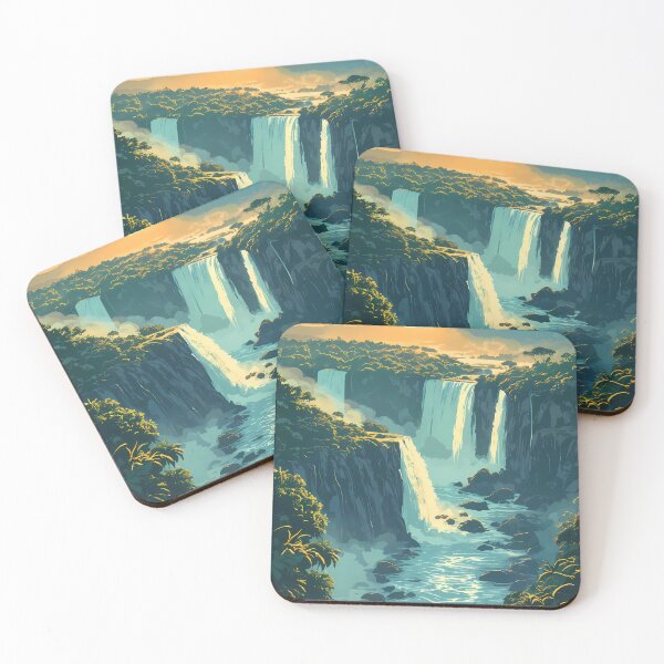 Item preview, Iguazu Falls Travel Poster designed and sold by JacksoonLester.