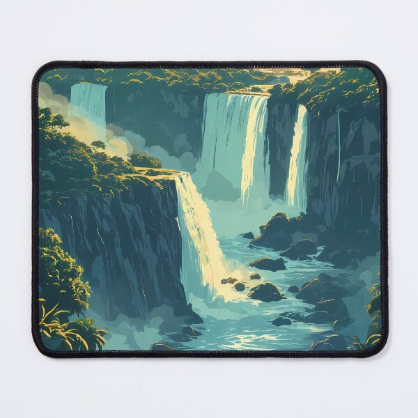 Item preview, Iguazu Falls Travel Poster designed and sold by JacksoonLester.