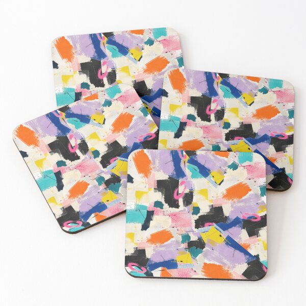 Item preview, Colorful Abstract Brush Pattern designed and sold by tmoca.