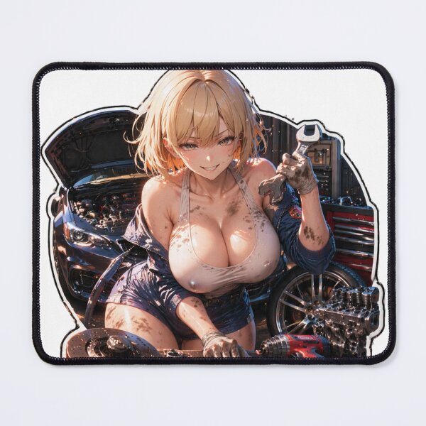 Item preview, Anime Mechanic Girl – Automotive Waifu designed and sold by Ericks0087.