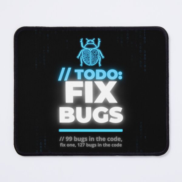 Artikelvorschau, TODO: Fix Bugs Programmer Humor T-Shirt entworfen und verkauft von PRINTNESTWEARCO.
