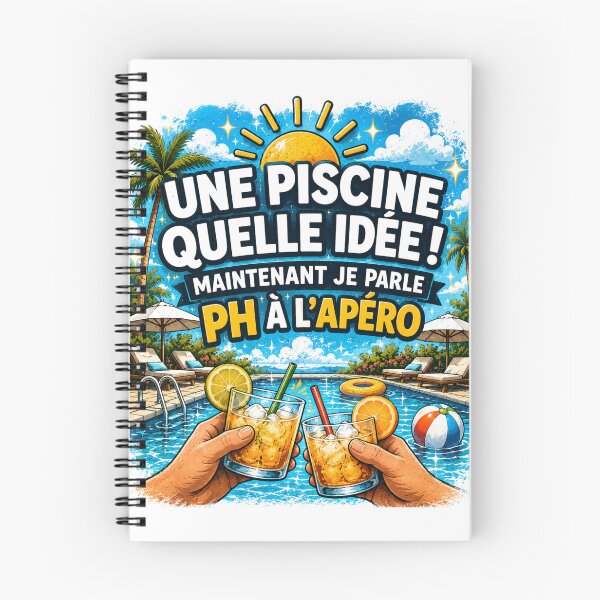 Artikelvorschau, Jetzt geht es in der Happy Hour um den pH-Wert – Humor rund um Pool und Happy Hour entworfen und verkauft von Zopadesign.