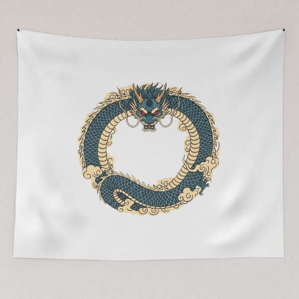 Item preview, #8 Seiryu | Blue Dragon | Circle designed and sold by FUJIYAMA-JAPAN-WORKS.