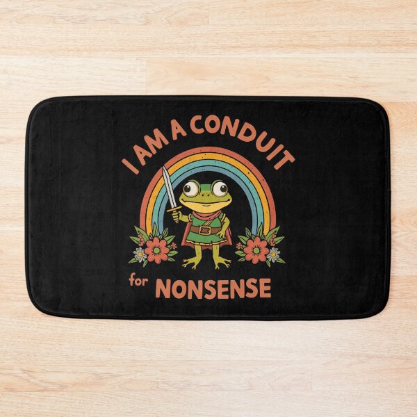 Item preview, I Am A Conduit For Nonsense Frog Dungeons And Dragons Gamer Humor designed and sold by HumansStuck12.