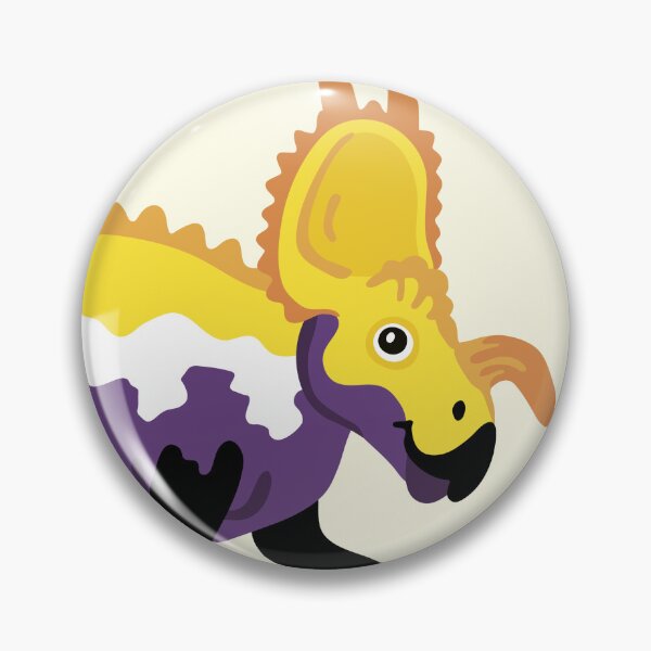 Item preview, PRIDE Einiosaurus Dinosaur - Non Binary (Enby) LGBTQ designed and sold by Victoria Barron.