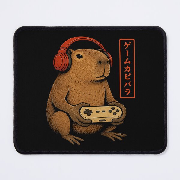 Item preview, Japanese Gamer CapyBara Art Men Women Boys Funny Vintage Gaming designed and sold by will freed18.