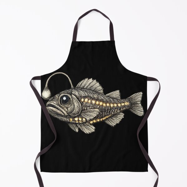 Item preview, Lanternfish fish art - ocean designed and sold by DamioPolArt.
