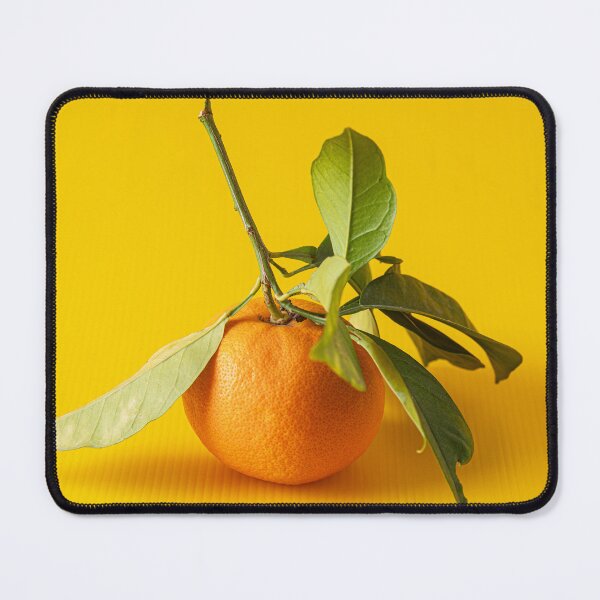 Item preview, Vibrant Pop Art Orange on Sunny Yellow Background designed and sold by MariaAbaza.