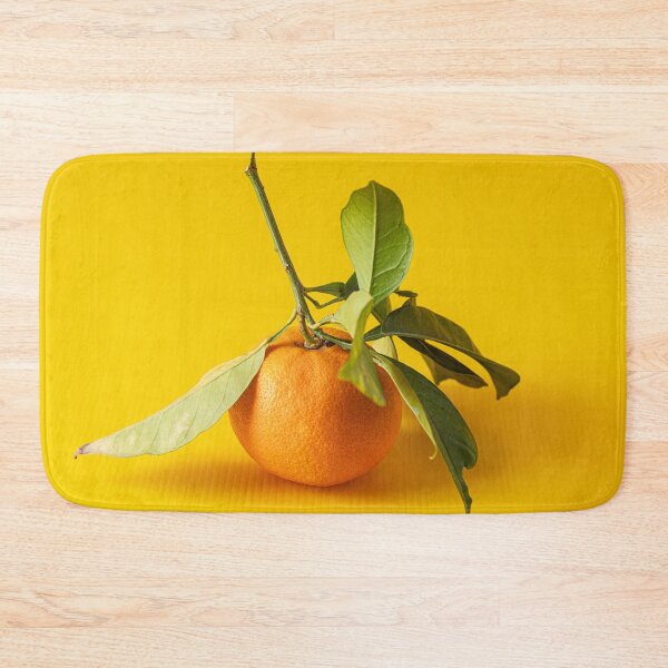 Item preview, Vibrant Pop Art Orange on Sunny Yellow Background  designed and sold by MariaAbaza.