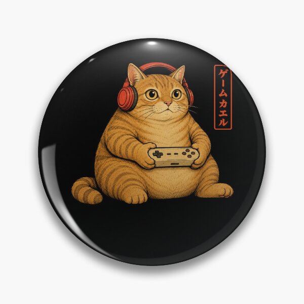 Item preview, Japanese Gamer Chonky Cat Art Men Women Boys Funny Vintage Gaming designed and sold by will freed18.