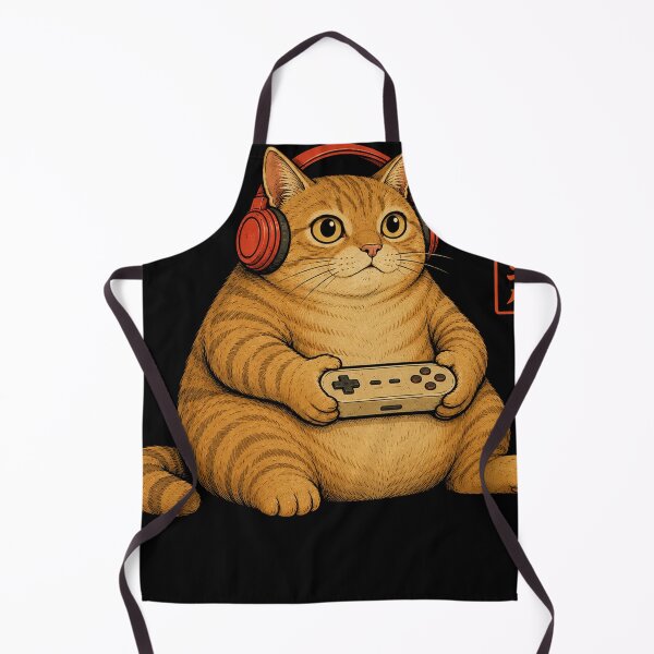 Item preview, Japanese Gamer Chonky Cat Art Men Women Boys Funny Vintage Gaming designed and sold by will freed18.