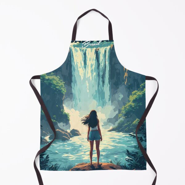 Item preview, Anime Girl Iguazu Falls Dream Travel designed and sold by JacksoonLester.