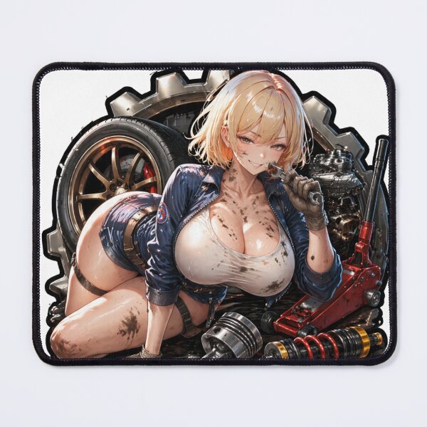 Item preview, Anime Mechanic Girl – Automotive Waifu designed and sold by Ericks0087.