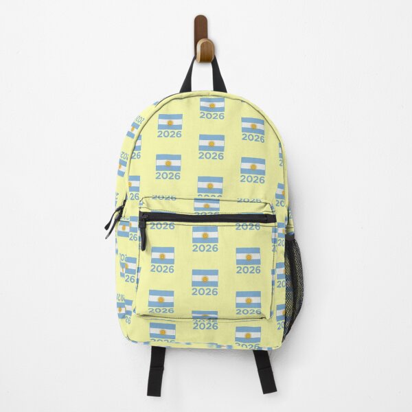 Item preview, Argentina Flag on Butter Yellow, 2026 World Cup Football Fan Design | Soccer Supporter Merchandise designed and sold by 21 Dragonflies.