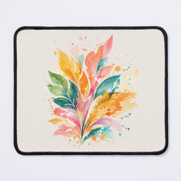 Item preview, Colorful Watercolor Feather Boho Decor Collection designed and sold by IRYNASHOP.