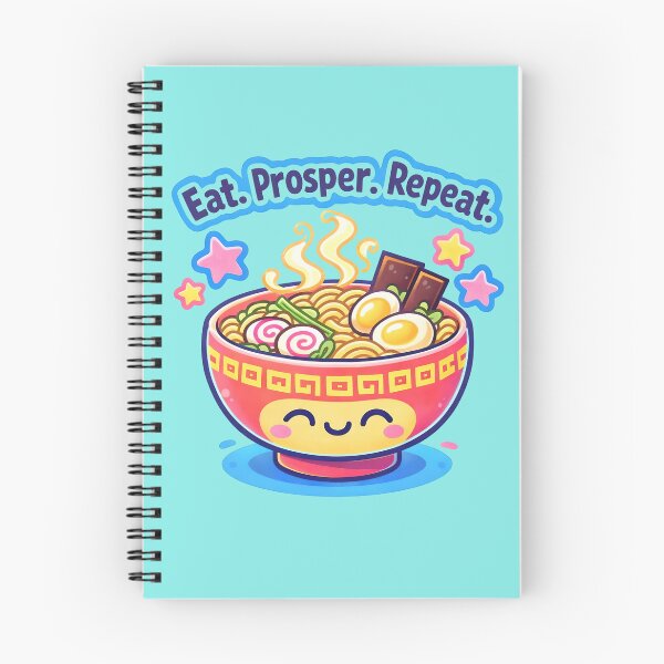Item preview, Happy Noodles - Eat. Prosper. Repeat designed and sold by MissBandBruno.