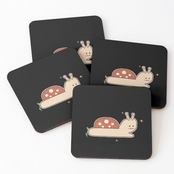 Item preview, Cottagecore Mushroom Snail Celestial Magic Night Art designed and sold by AMS.