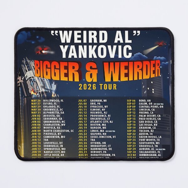 Item preview, Retro Comedy Music – “Bigger & Weirder” Tour 2026 designed and sold by johnhale49.