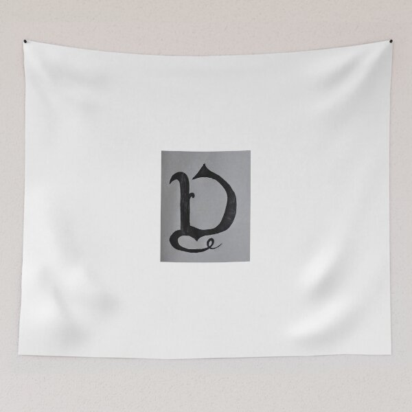 Item preview, El boceto de la letra D designed and sold by artByDhanashree.