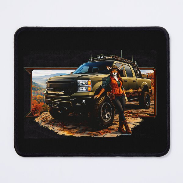 Item preview, Lifted Offroad Truck Fox Furry Enthusiast Adventure designed and sold by CalyZOam99.