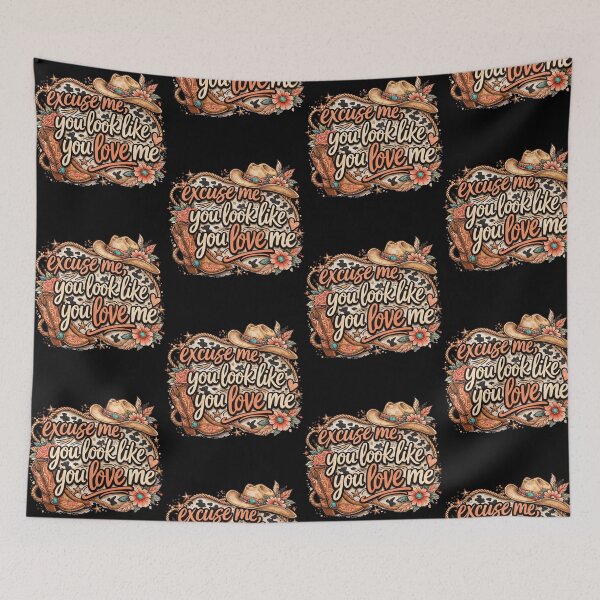 Item preview, Excuse Me You Look Like You Love Me Funny Western Cowboy designed and sold by thefirstbroo.