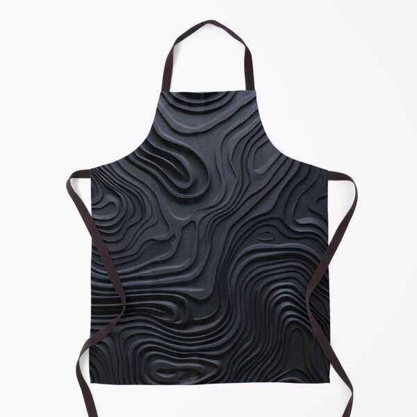 Item preview, Luxury Black Topographic Map Minimalist 3D Contour Lines Pattern designed and sold by LYAN-STORE.