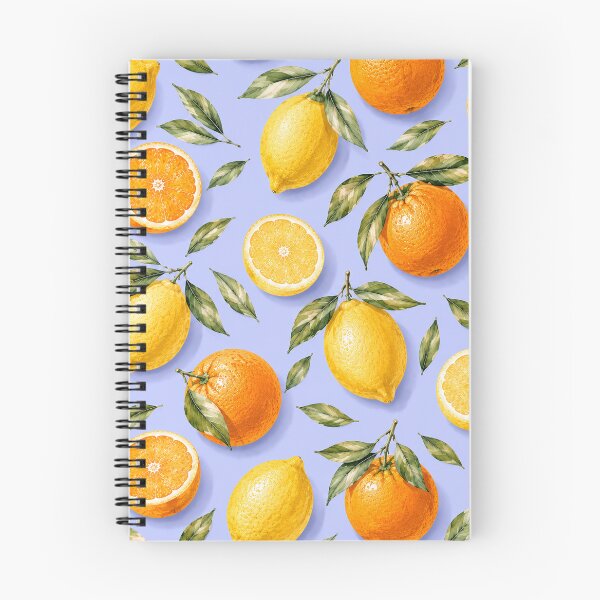 Item preview, Mediterranean Citrus Pattern with Lemons and Oranges designed and sold by TheSlowShore.