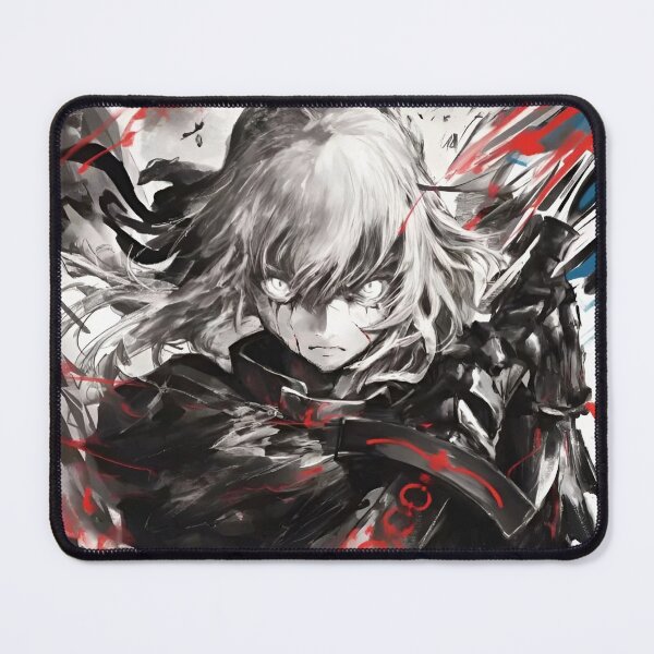 Item preview, Dark Anime Warrior Girl | Crimson Battle Fantasy Manga Art designed and sold by Dyan4.