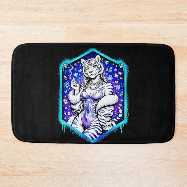 Item preview, White Tiger Queen Boss Lady Luxury Diamonds designed and sold by CalyZOam99.