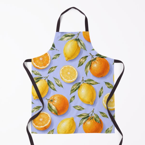 Item preview, Mediterranean Citrus Pattern with Lemons and Oranges designed and sold by TheSlowShore.