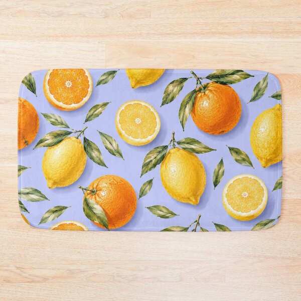 Item preview, Mediterranean Citrus Pattern with Lemons and Oranges designed and sold by TheSlowShore.