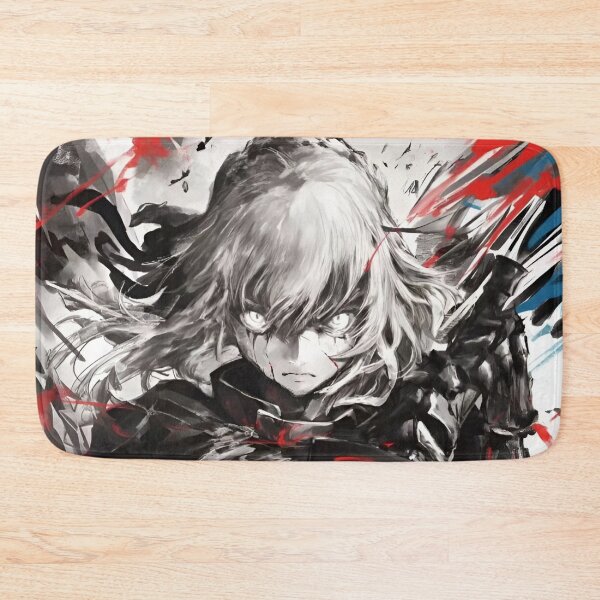 Item preview, Dark Anime Warrior Girl | Crimson Battle Fantasy Manga Art designed and sold by Dyan4.