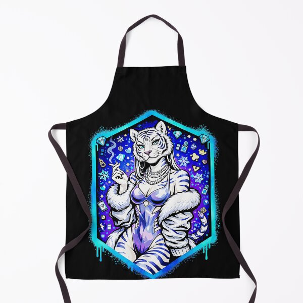 Item preview, White Tiger Queen Boss Lady Luxury Diamonds designed and sold by CalyZOam99.