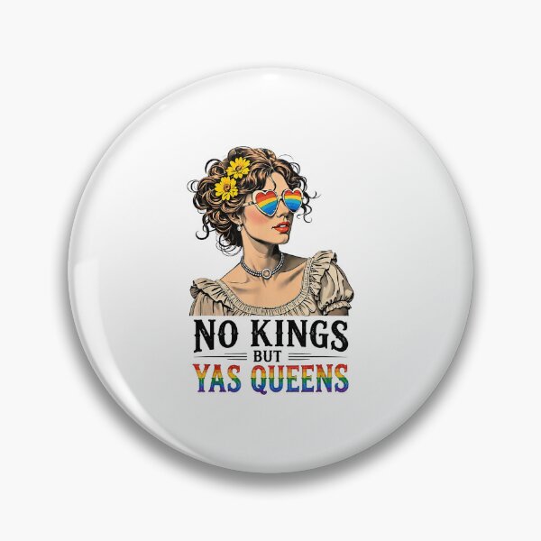 Item preview, No Kings But Yas Queens LGBTQ Pride Feminist Protest designed and sold by thefirstbroo.