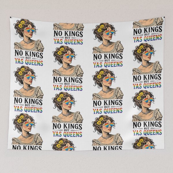 Item preview, No Kings But Yas Queens LGBTQ Pride Feminist Protest designed and sold by thefirstbroo.